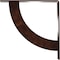 Ekena Millwork Bulwark Steel Bracket, Antiqued Copper 2"W x 14"D x 14"H BKTM02X14X14BUACO - alternate 5
